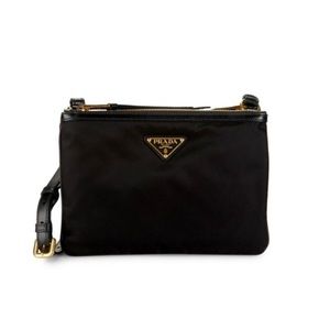 Prada Zip Top Nylon Crossbody